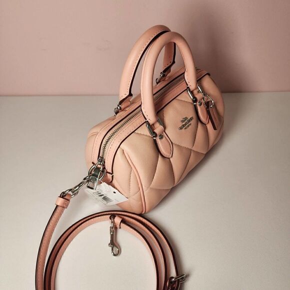 NWT Coach CJ524 Mini Rowan Crossbody With Puffy Diamond Quilting - Picture 5 of 6